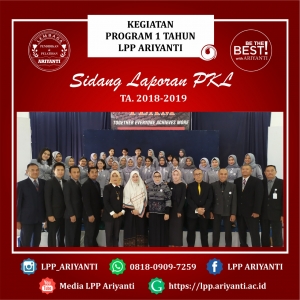 SIDANG LAPORAN PKL PROGRAM 1 TAHUN LPP ARIYANTI