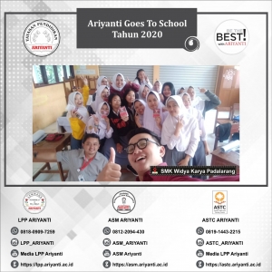 ARIYANTI GOES TO SCHOOL TAHUN. 2020