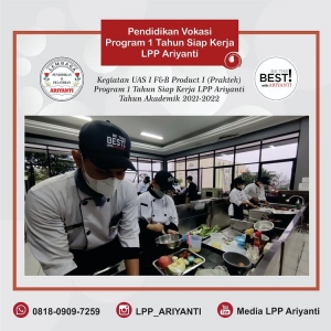 Ujian Praktek (UAS I) Mata kuliah Food &amp; Beverage Product I