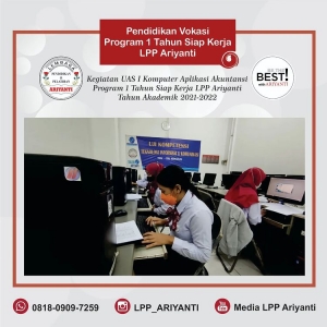 Ujian Praktek (UAS I) Mata kuliah Komputer Aplikasi Akuntansi