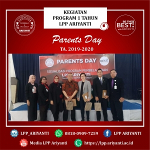 KEGIATAN PARENTS DAY PROGRAM 1 TAHUN LPP ARIYANTI