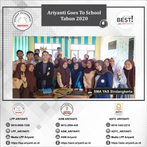 ARIYANTI GOES TO SCHOOL TAHUN. 2020