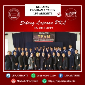 SIDANG LAPORAN PKL PROGRAM 1 TAHUN LPP ARIYANTI