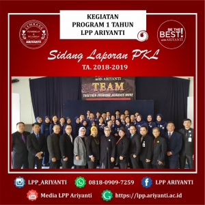 SIDANG LAPORAN PKL PROGRAM 1 TAHUN LPP ARIYANTI