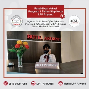 Ujian Praktek (UAS I) Mata kuliah Front Office I