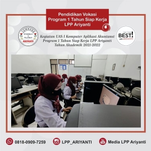 Ujian Praktek (UAS I) Mata kuliah Komputer Aplikasi Akuntansi