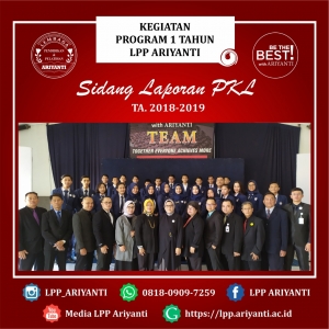 SIDANG LAPORAN PKL PROGRAM 1 TAHUN LPP ARIYANTI