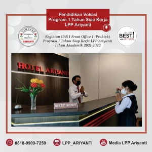 Ujian Praktek (UAS I) Mata kuliah Front Office I