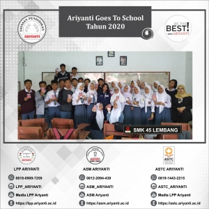 ARIYANTI GOES TO SCHOOL TAHUN. 2020