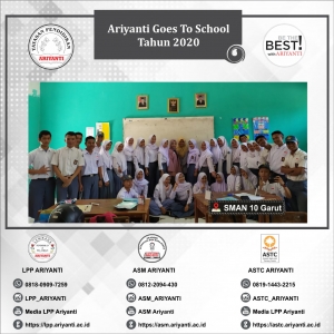 ARIYANTI GOES TO SCHOOL TAHUN. 2020