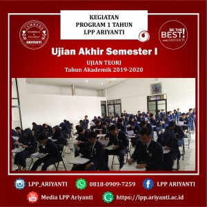 UJIAN AKHIR SEMESTER I ( UJIAN TEORI ) TAHUN AKADEMIK 2019-2020