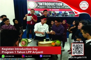 KEGIATAN INTRODUCTION DAY PROGRAM 1 TAHUN LPP ARIYANTI