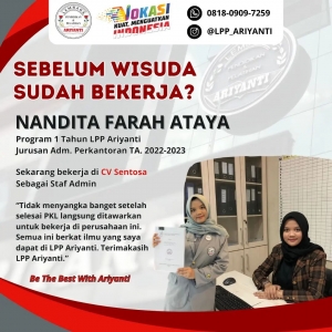 SEBELUM WISUDA SUDAH BEKERJA?